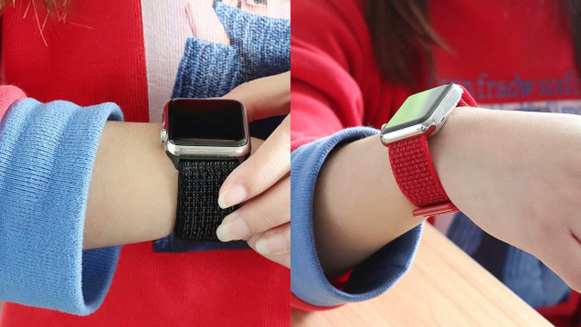 Inteny Nylon Apple Watch Sport Bands | $7 | Amazon | Several size and color combinations available.